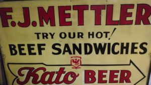 F.J. Mettler's - Vintage Sign, Mankato MN